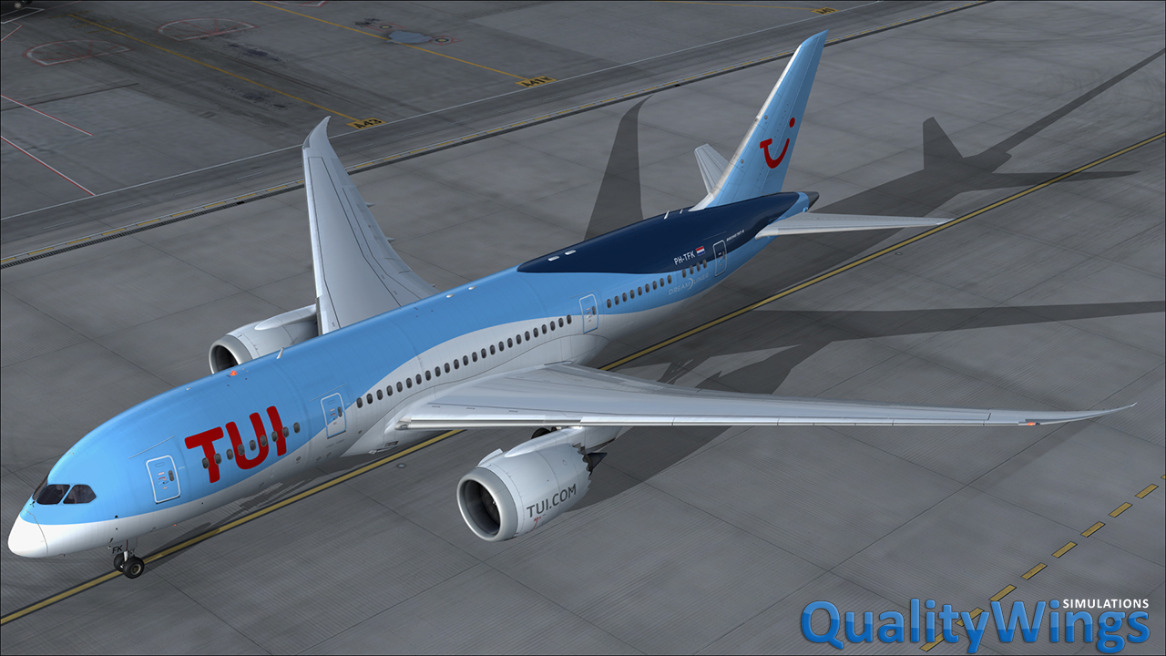 Easy livery instalaltion via the QualityWings Dispatcher Utility. 